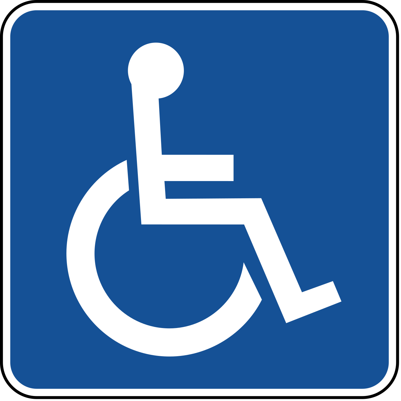 Handicapped Parking Only (R7-8)